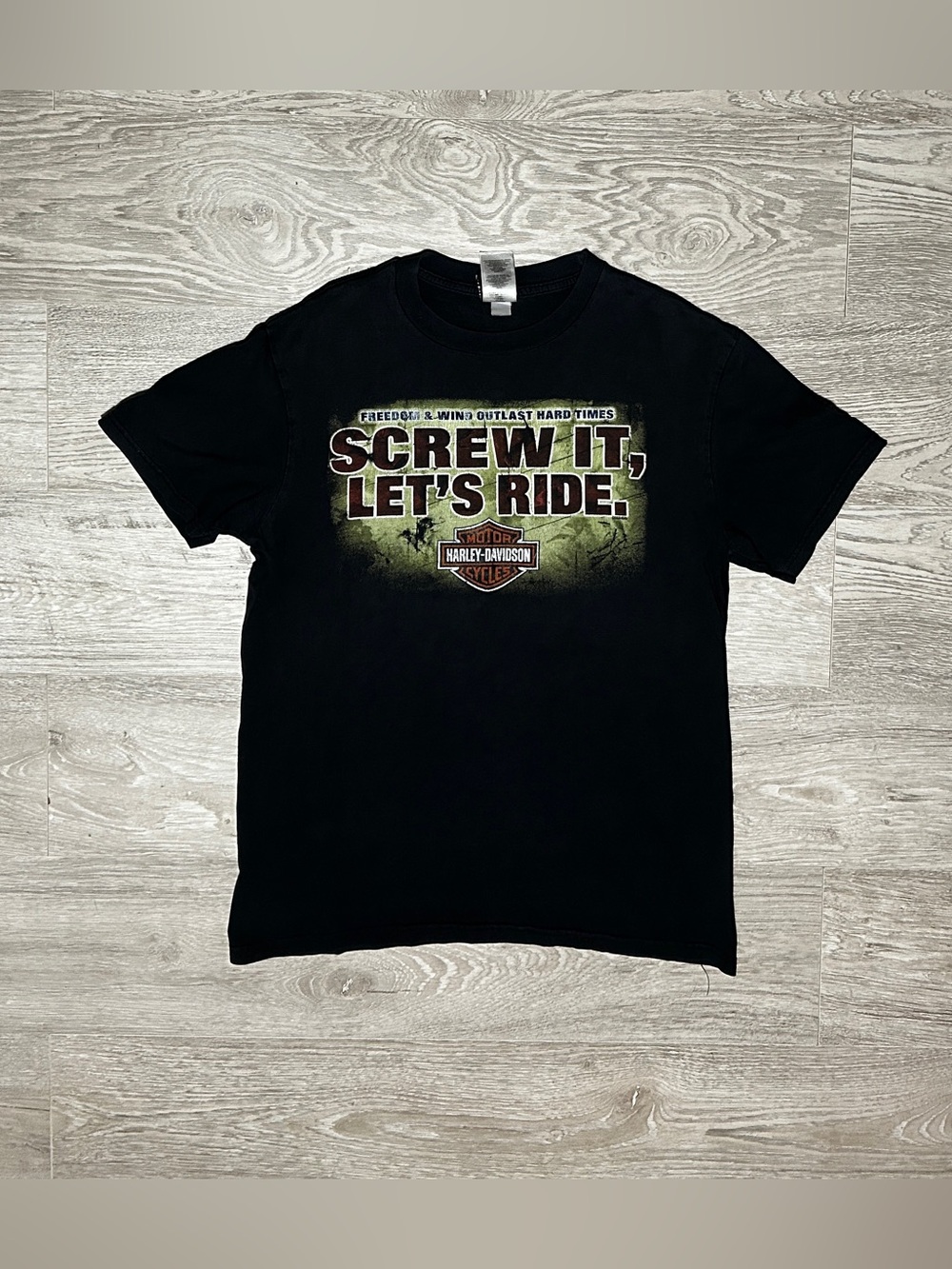 Harley-Davidson Kingston, Ontario 'Screw It, Let's Ride' Graphic T-Shirt